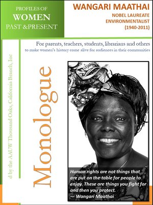 cover image of Profiles of Women Past & Present – Wangari Maathai, Nobel Laureate Environmentalist (1940--2011)